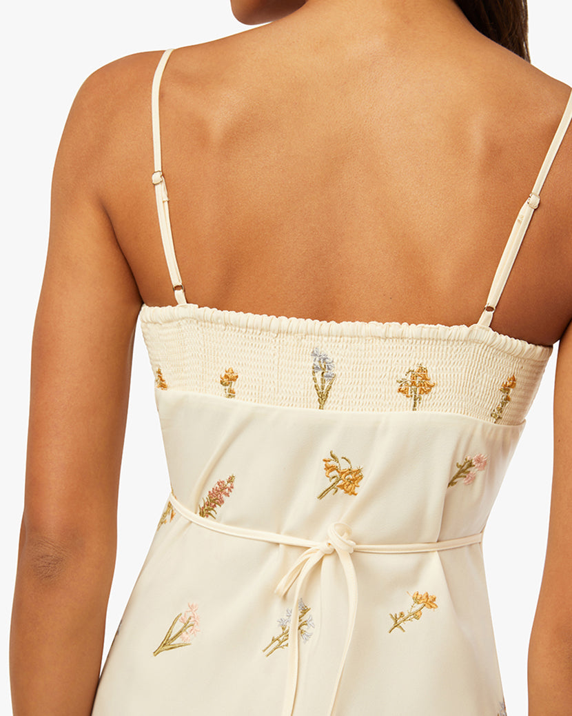 Cami Midi Dress | Antique White (V1)