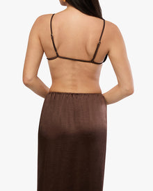 Backless Square Top | Muted Eggplant
