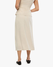 A-line Midi Skirt | Ivory