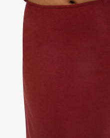 A-line Midi Skirt | Russet