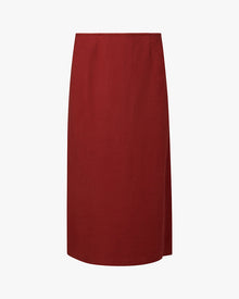 A-line Midi Skirt | Russet