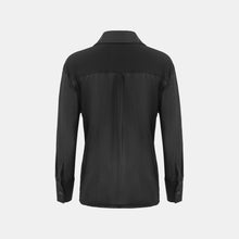 OW Collection RYAN Sheer Shirt Account 002 - Black Caviar