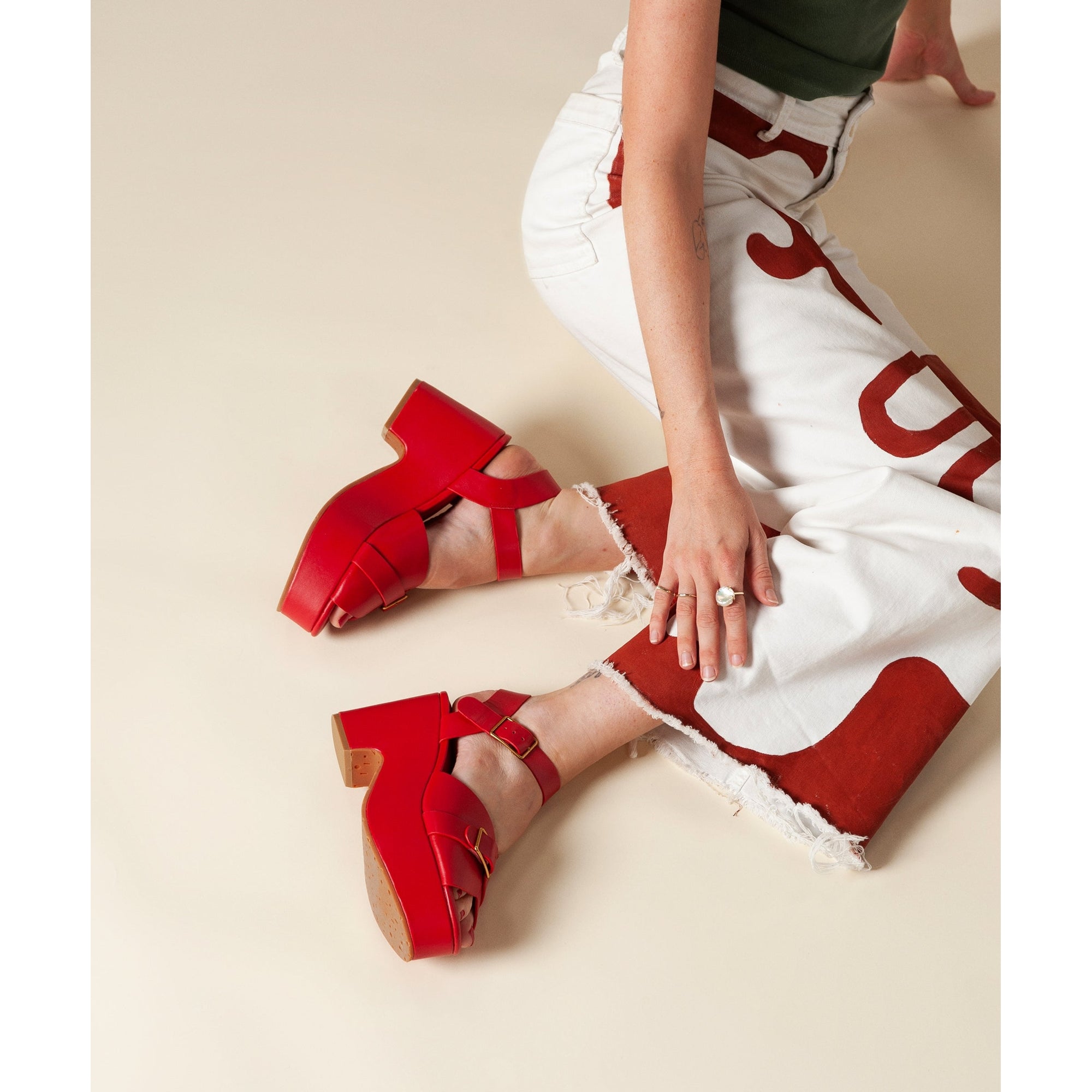 Raf Chunky Platform Sandal | Begonia