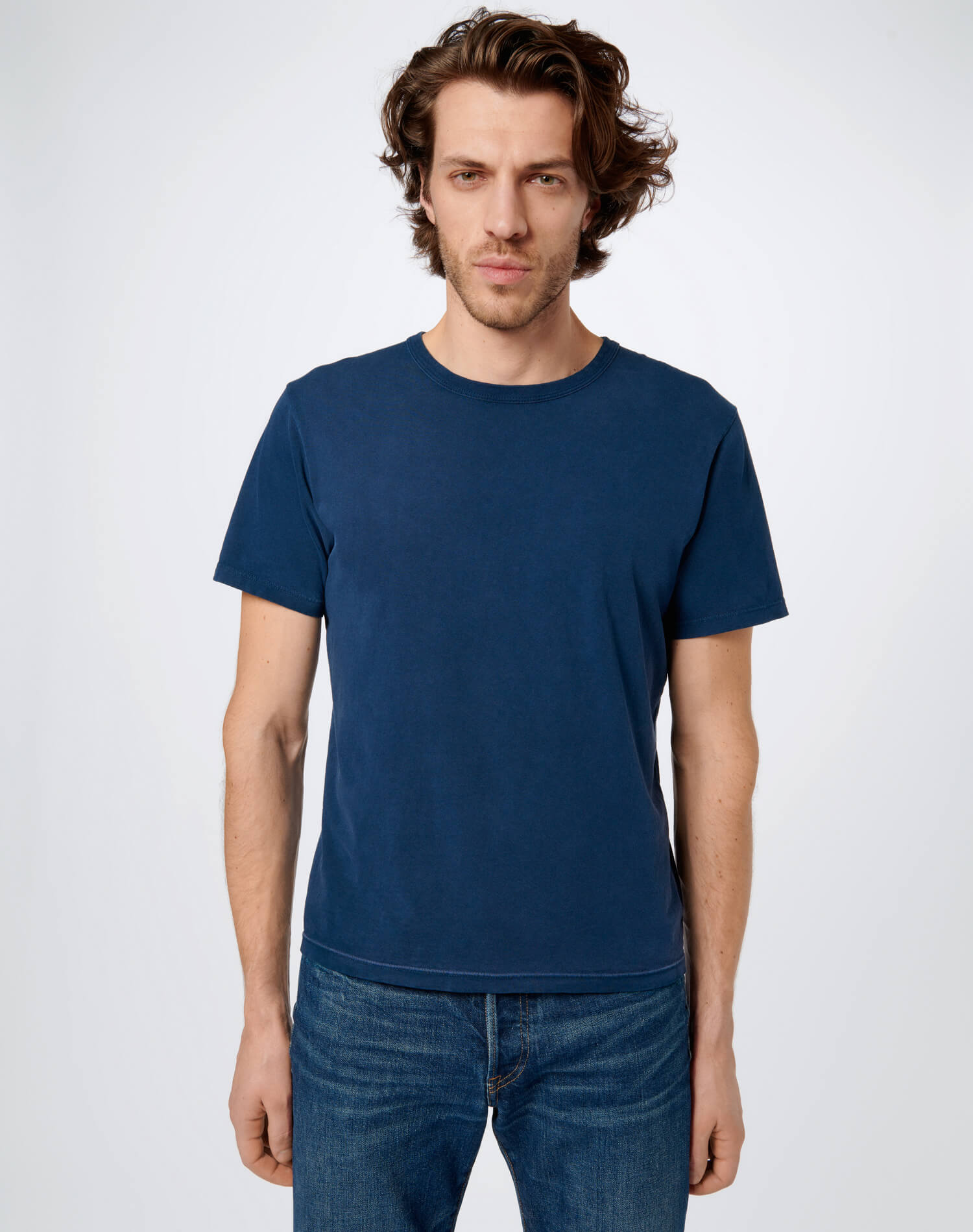 Long Modern Tee | Vintage Captain Blue