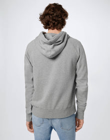 60s Raglan Hoodie | Heather Grey