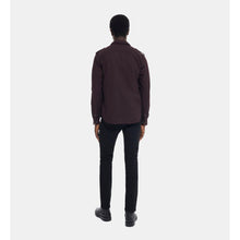 Red Shirt With Classic Collar | Men | Burgundy