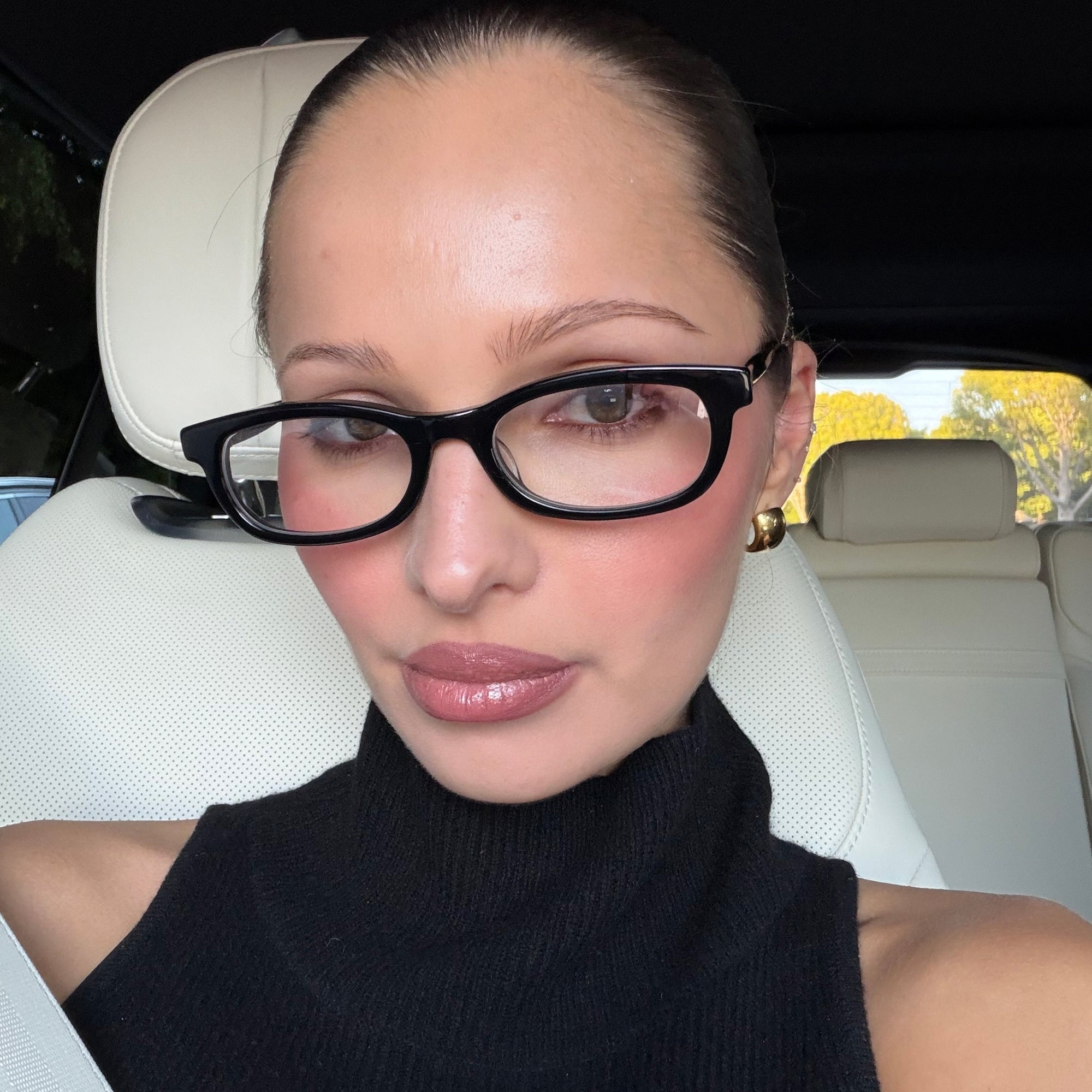 Rhey Glasses | Black & Clear