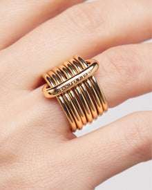 Ring Set ring - front view | gold rings