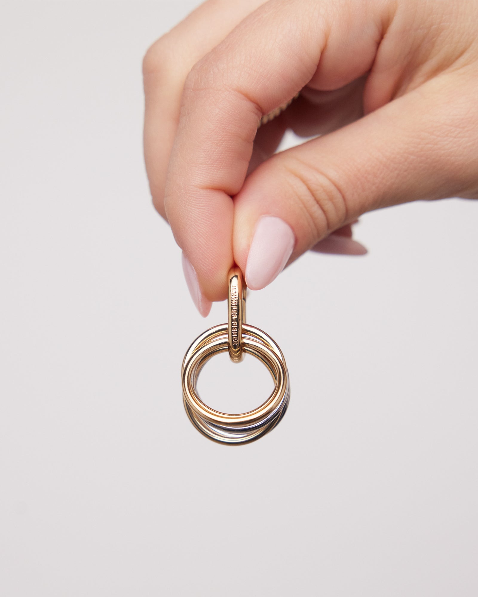 Ring Set ring - side view | gold rings