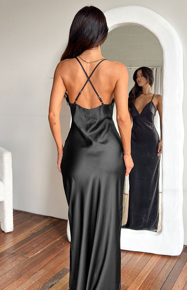Rosebud Maxi Dress | Black
