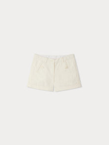 Girl | Calista Bermuda Shorts | Milk White