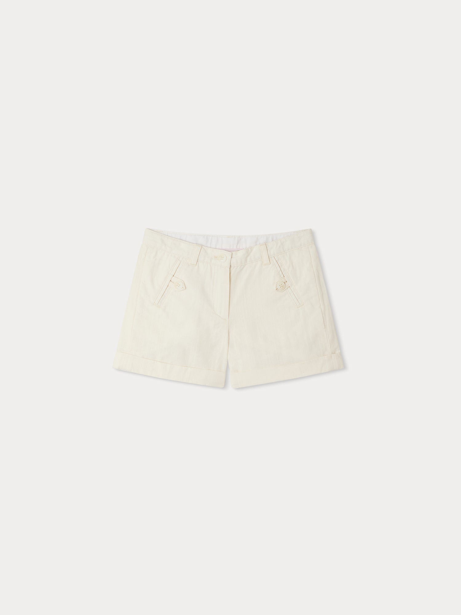 Girl | Calista Bermuda Shorts | Milk White