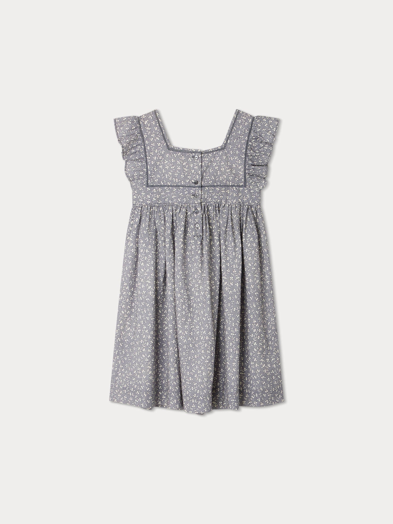 Girl | Cassiopee Dress | Blue Grey