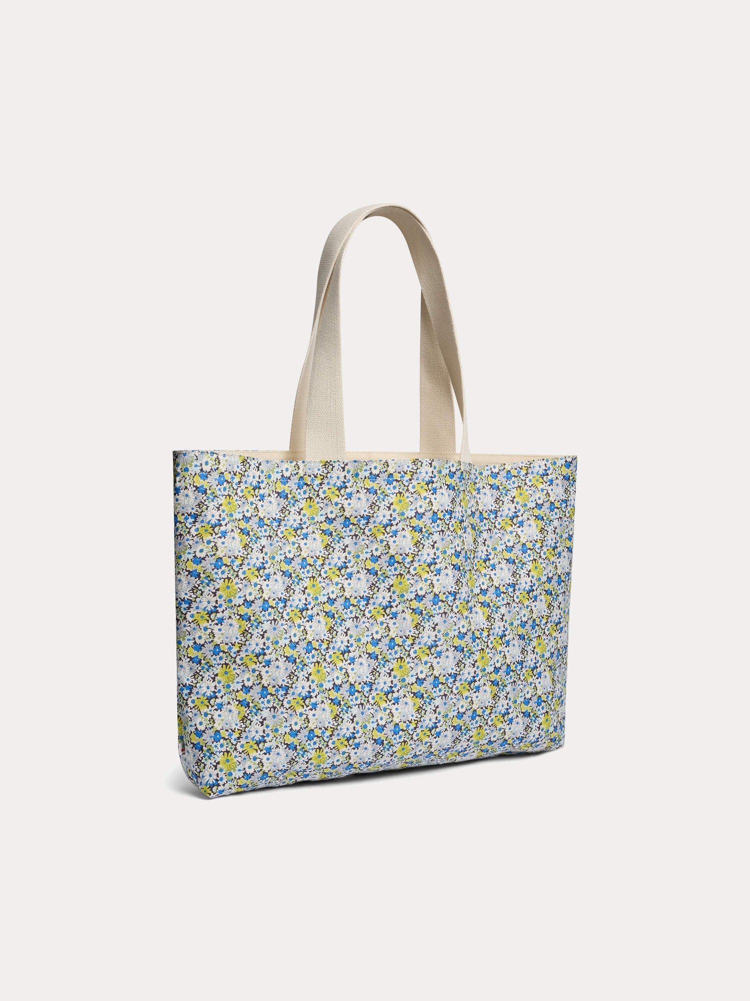Girl | Diba Tote Bag | Blue Flowers