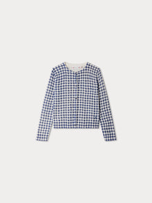 Girl | Tyra Cardigan | Navy Checked