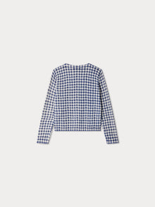 Girl | Tyra Cardigan | Navy Checked