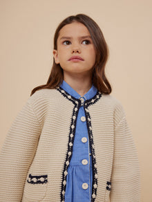 Girl | Fanette Cardigan | Ecru