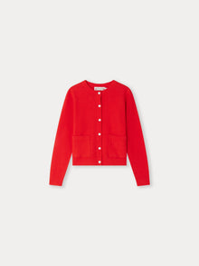 Girl | Clarisse Cardigan | Poppy Red