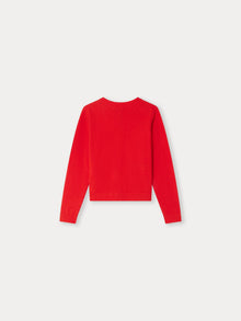 Girl | Clarisse Cardigan | Poppy Red