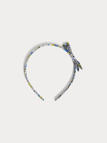 Girl | Stnoeud Headband | Blue Flowers