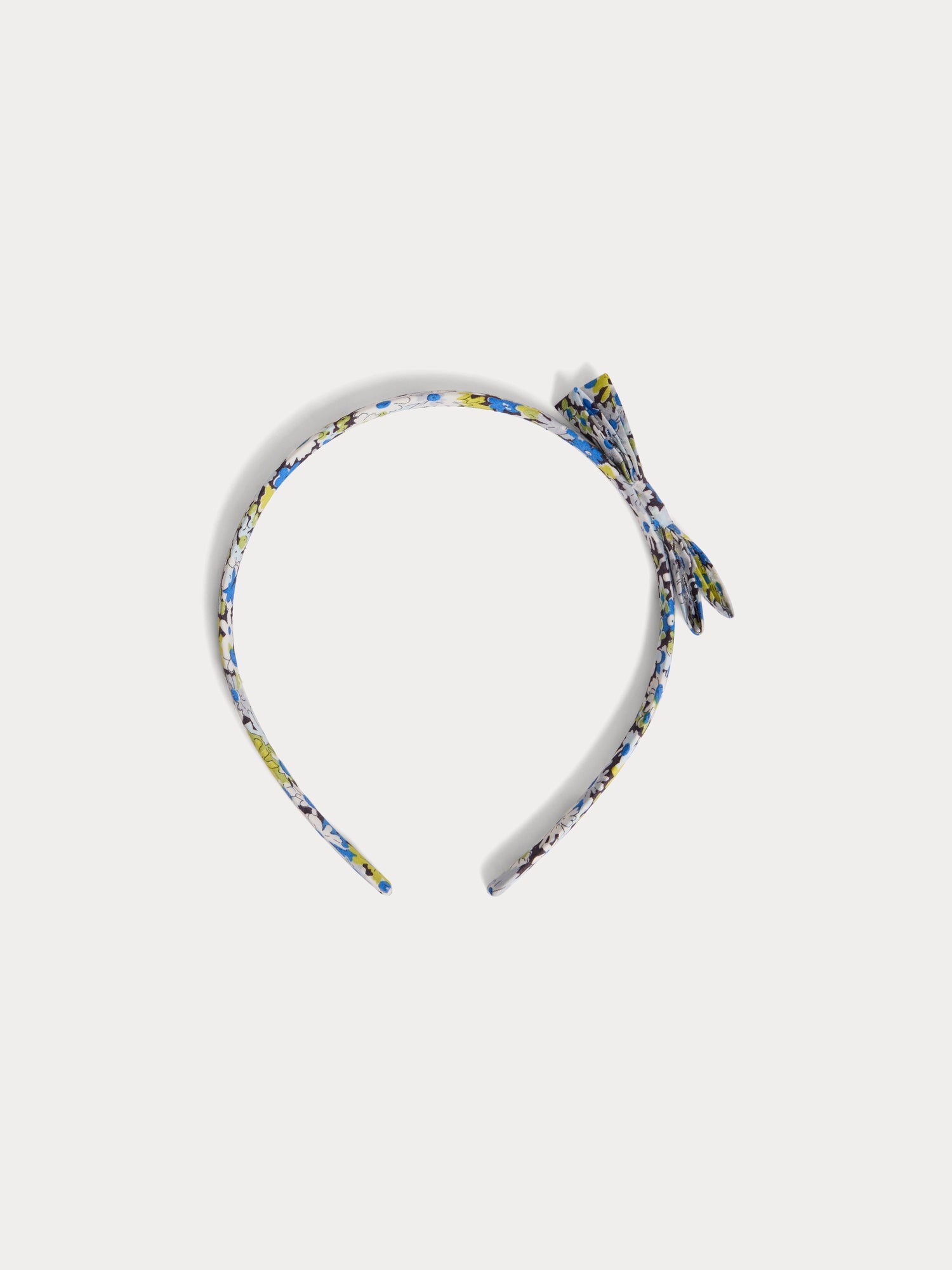 Girl | Stnoeud Headband | Blue Flowers