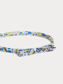 Girl | Stnoeud Headband | Blue Flowers