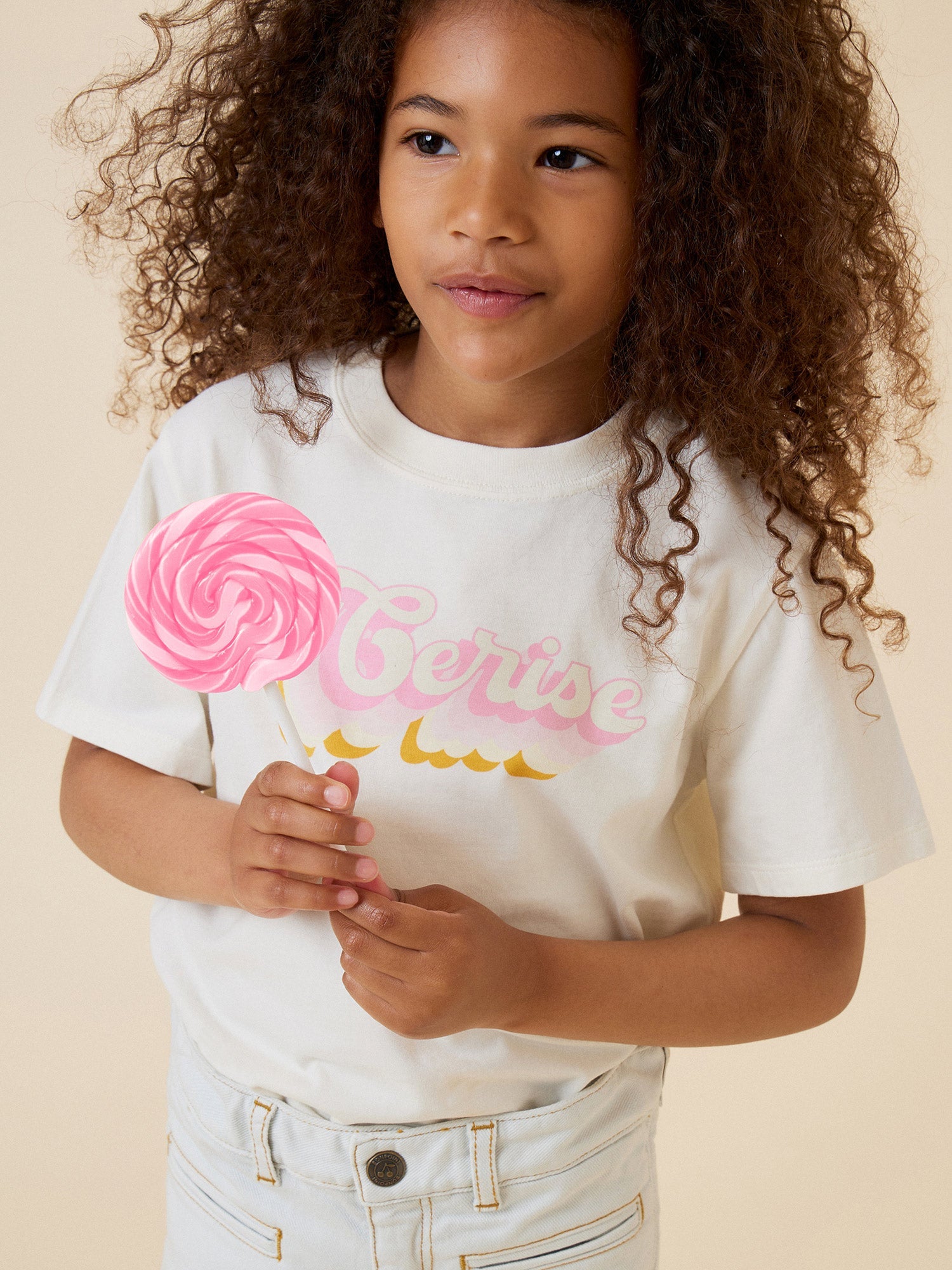 Girl | Thida T Shirt | Ivory (V1)