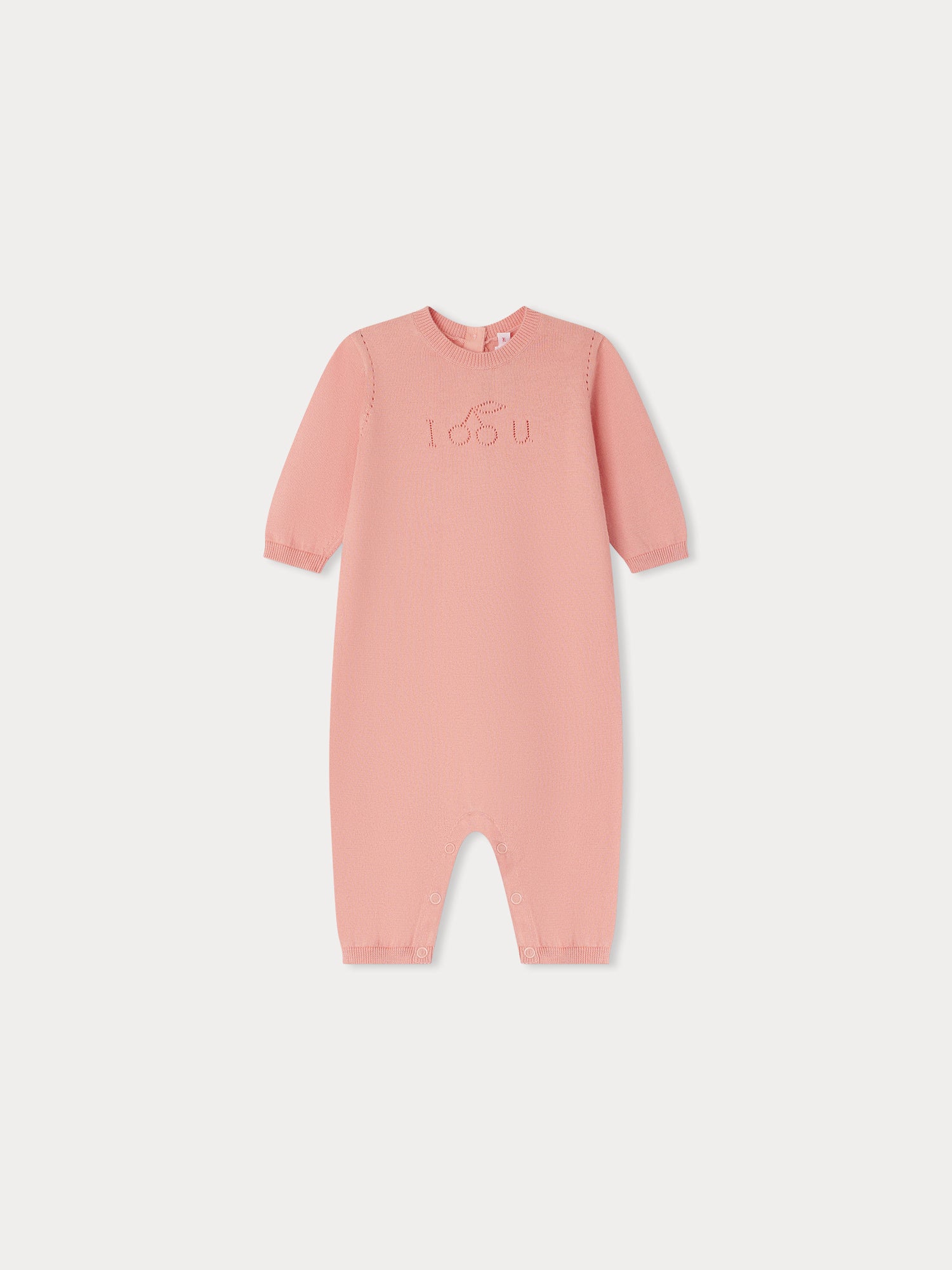 Girl | Atilou Onesie | Baby Pink