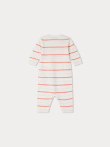 Girl | Carl Romper | Pink Stripes