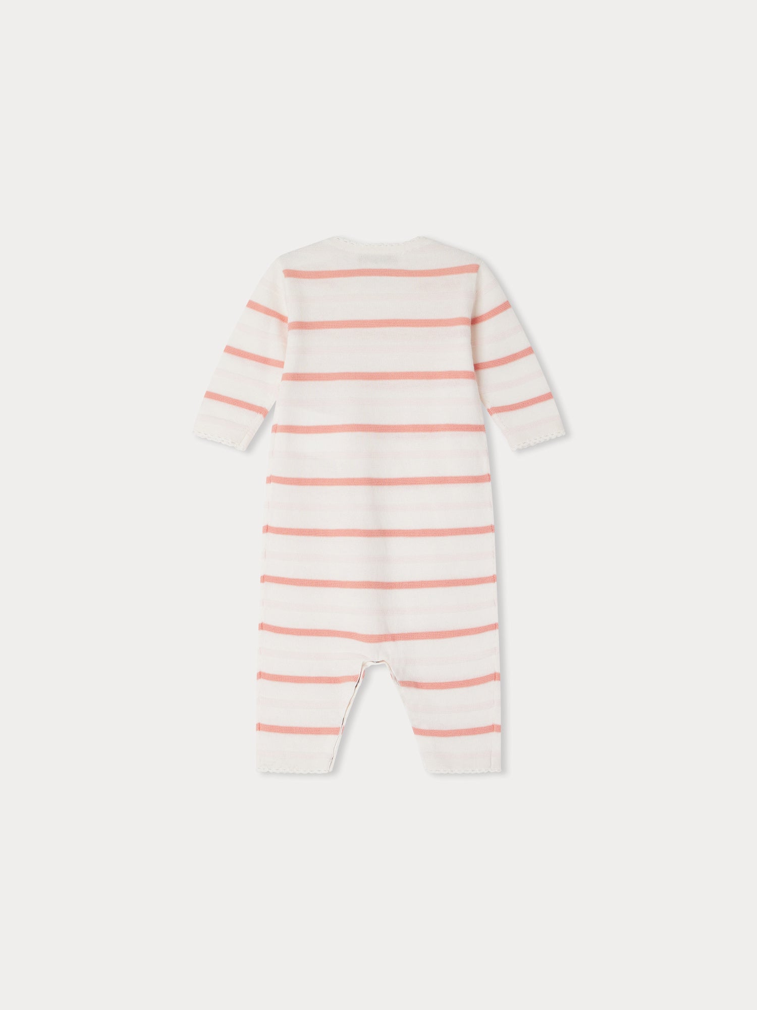 Girl | Carl Romper | Pink Stripes
