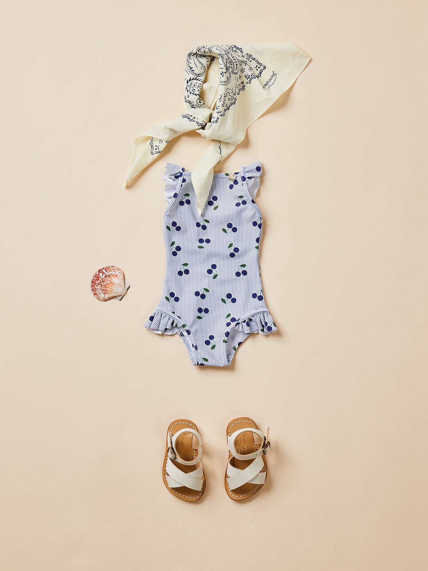 Girl | Cecilia Swimsuit | Printed Royal Blue