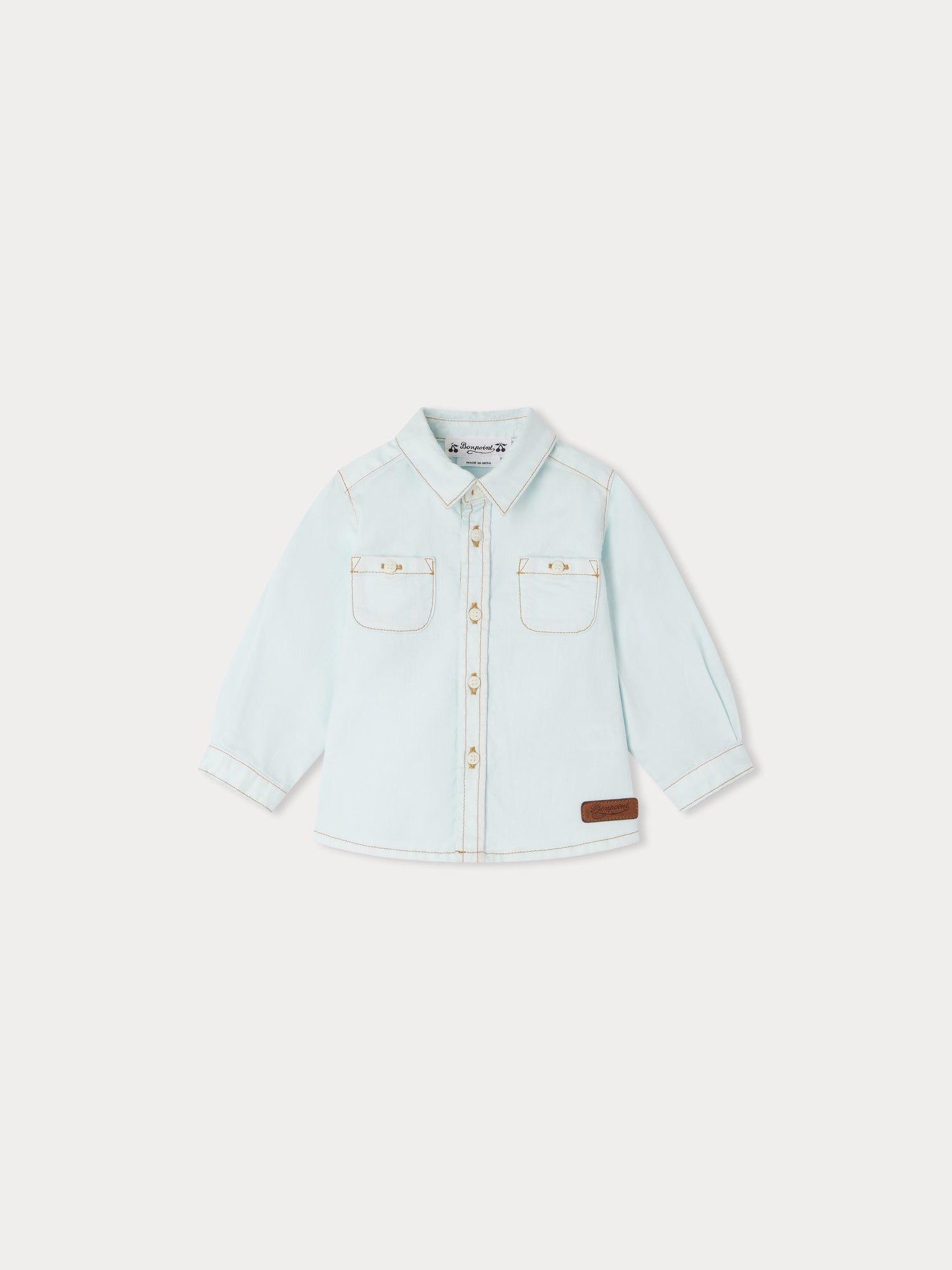 Boy | Mico Shirt | Aqua Blue