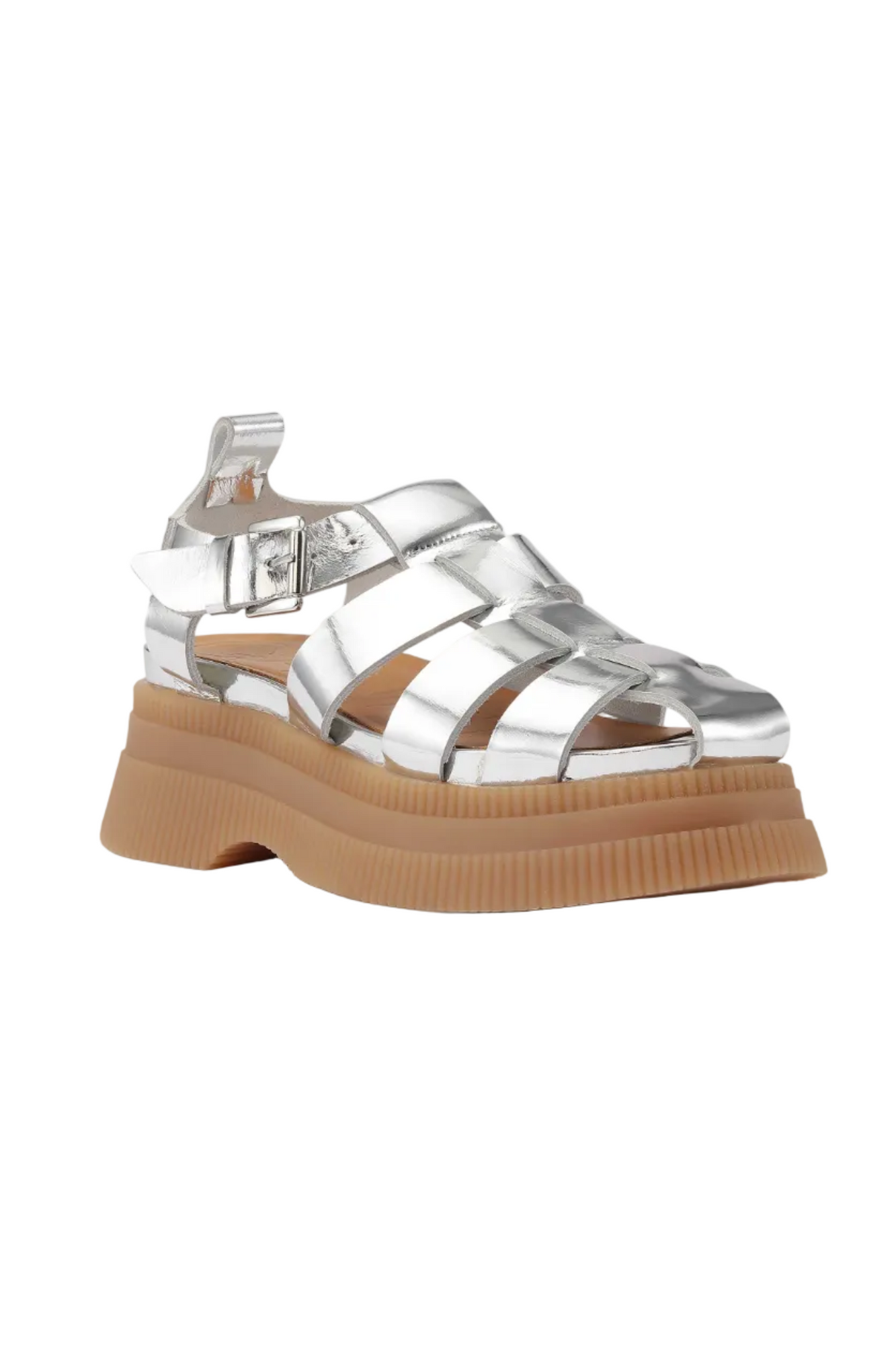 Creepers Creepers Grid Sandal | Silver