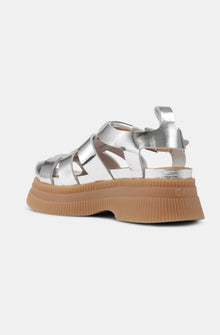 Creepers Creepers Grid Sandal | Silver