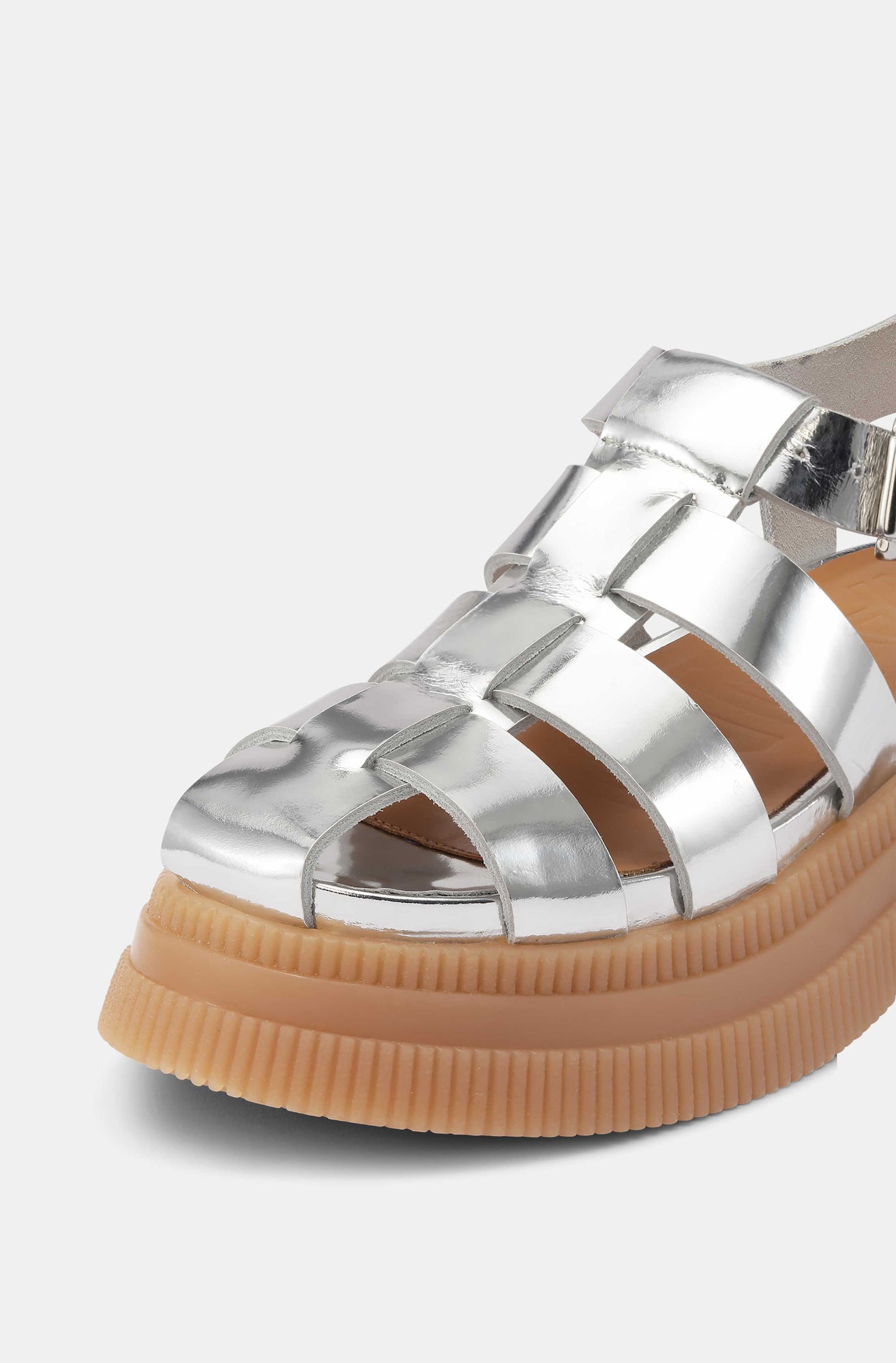 Creepers Creepers Grid Sandal | Silver
