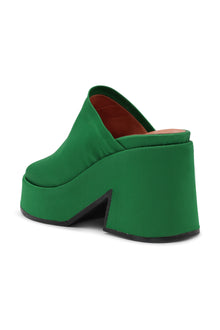 Retro Mules | Kelly Green