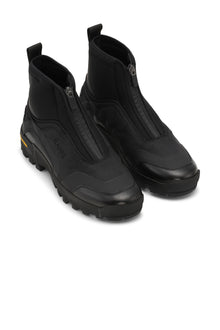 High Top Zip Sneakers | Black