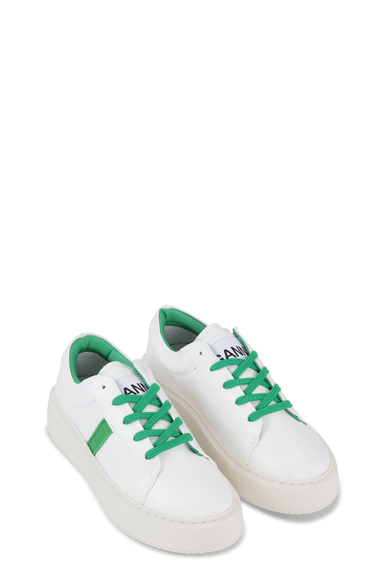 Contrast Stitch Sneaker | Kelly Green