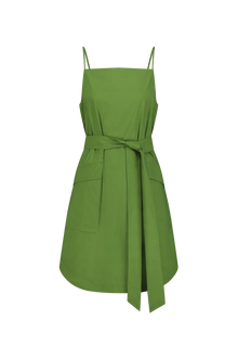 Tech Poplin Belted Dress | Cactus