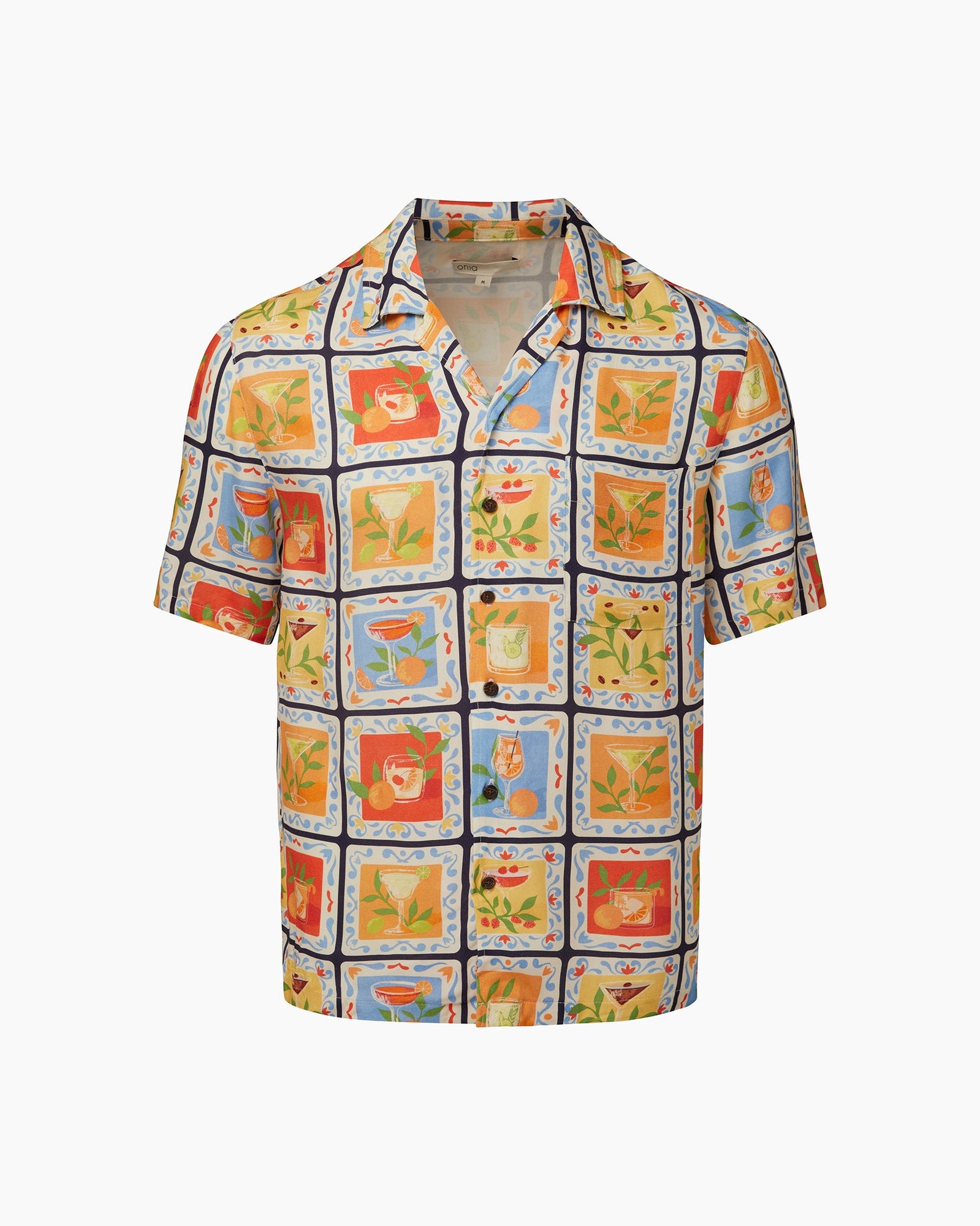 Mens | Viscose Vacation Shirt - Saks | Deep Navy