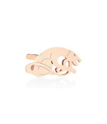 Solo Panther Stud | 18K Rose Gold