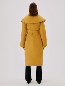 Another Tomorrow Wrap Puffer in Goldenrod – Cotton Women's Outerwear