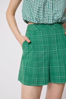Stretch Seersucker Short | Green