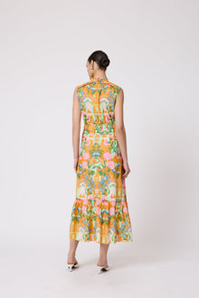 Rose Garden Cotton Smocked Dress | Marigold Multi