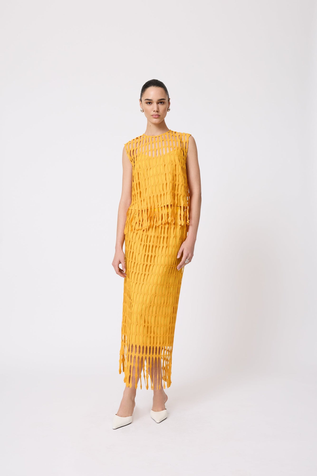 Fringe Lace Top | Mango