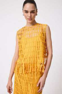 Fringe Lace Top | Mango