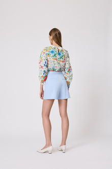 Stretch Cotton Rosey Short | Cloud