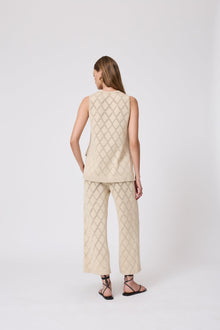 Pointelle Knit Tunic | Sand