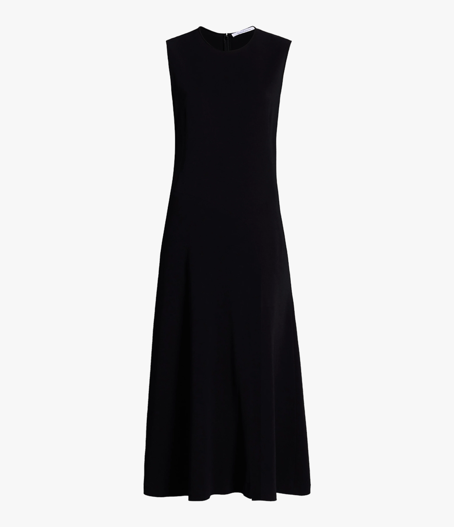 Another Tomorrow Sleeveless Crewneck Dress in Black – Viscose Women's Dress