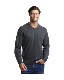 NOMAD | Men | Men's Cashmere Sweater | Charcoal